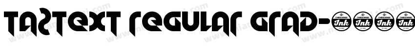 TazText Regular Grad字体转换